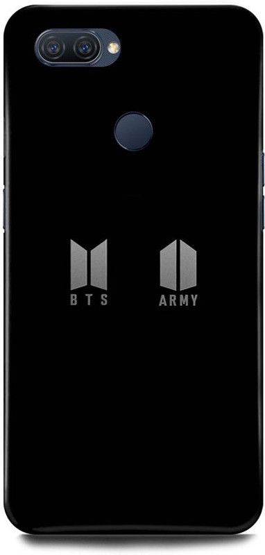 FRONK Back Cover for OPPO A5s, CPH1909, BTS, ARMY, LOVE, MUSIC, KOREAN, SINGERS  (Black, Hard Case)