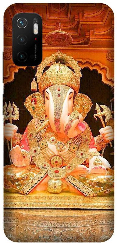 Printladder Back Cover for Poco M3 Pro 5G Lord Ganesh Printed Cover  (Multicolor, Hard Case, Pack of: 1)