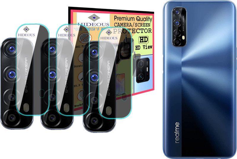 HIDEOUS Back Camera Lens Glass Protector for REALME 7/NARZO 20 PRO  (Pack of: 3)