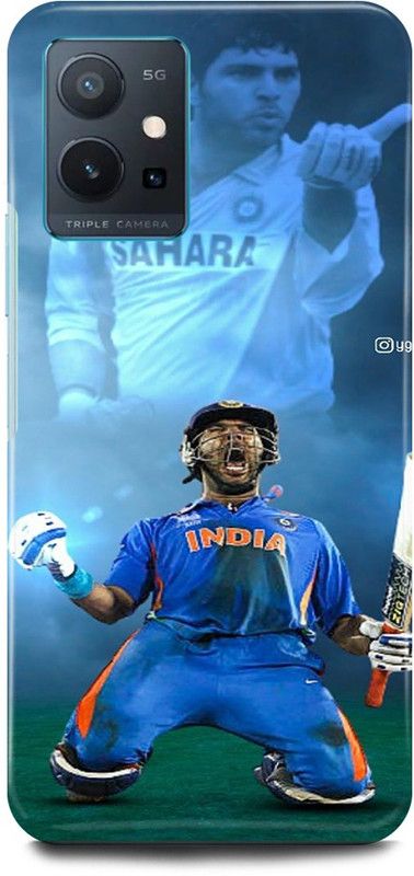 JUGGA Back Cover for OPPO K10, CPH2373, YUVRAJ, SINGH, YUVI, INDIAN, PLAYER, RCB  (Blue, Hard Case, Pack of: 1)