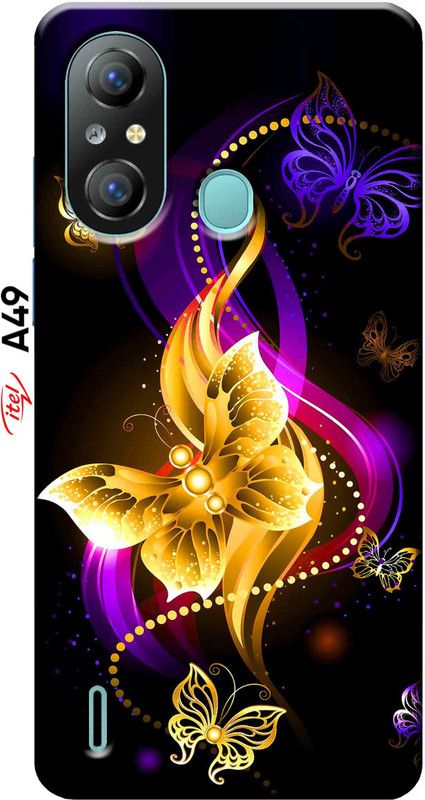 Rockerspot Back Cover for Itel A49 2585  (Multicolor, Dot View, Silicon)