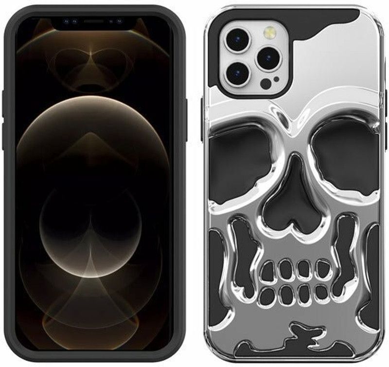 Rati International Back Cover for iPhone 13PRO MAX  (Silver, Camera Bump Protector, Silicon, Pack of: 1)