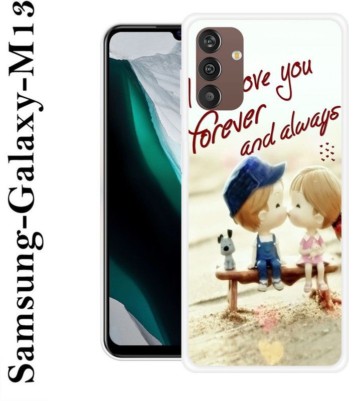 JATLAND Back Cover for Samsung Galaxy M13  (Multicolor, Grip Case, Silicon)