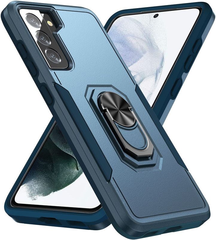 Bepak Back Cover for Samsung Galaxy S21+ / Galaxy S21 PLUS  (Blue, Dual Protection, Pack of: 1)