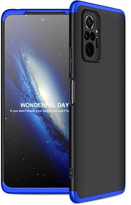 Cermarise Front & Back Case for Xiaomi Redmi Note 10 Pro  (Blue, Dual Protection, Pack of: 1)