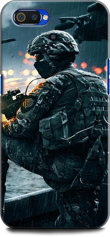 KEYCENT Back Cover for Realme C2 ARMY, SOLDIER, BATTLEFIELD, ARMY MAN, SUPERHEROS, MILITARY  (Multicolor, Shock Proof, Pack of: 1)