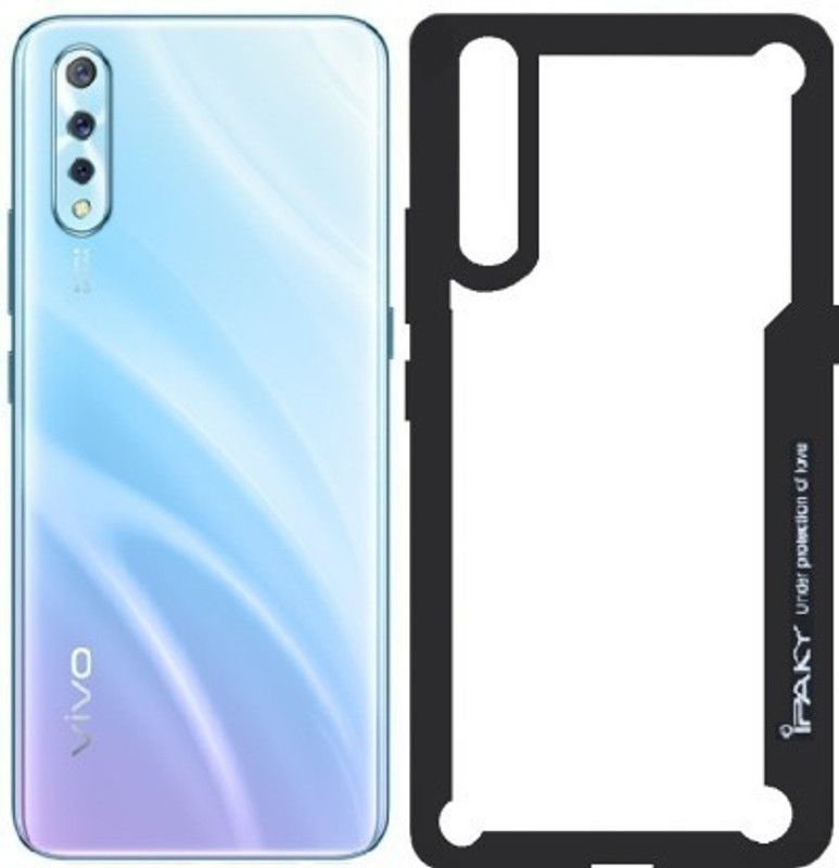 Cermarise Back Cover for Vivo S1  (Black, Camera Bump Protector, Pack of: 1)