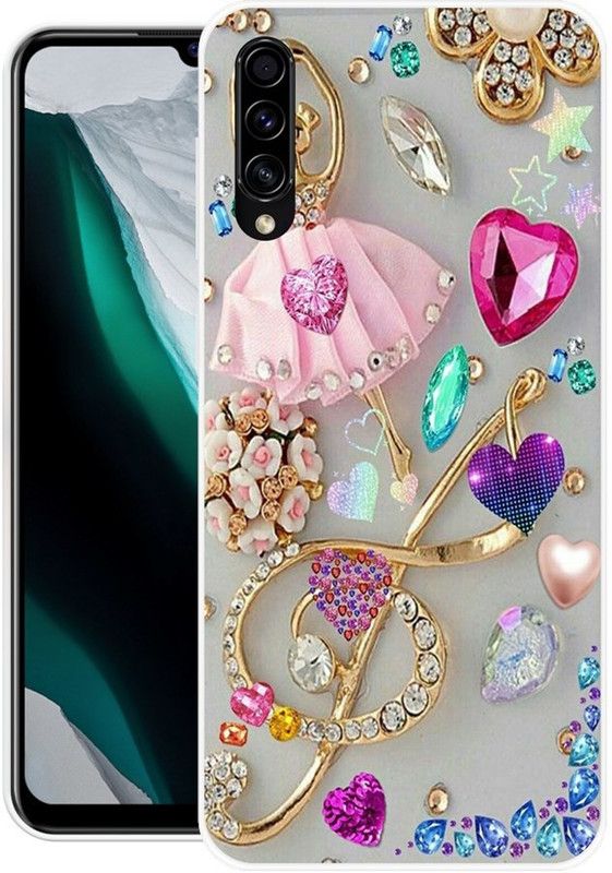 BLUEBUG Back Cover for Samsung Galaxy A70  (Multicolor, Grip Case, Silicon, Pack of: 1)