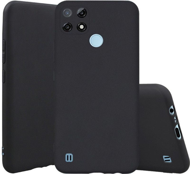 Power Back Cover for Realme C21Y  (Black, Shock Proof, Pack of: 1)