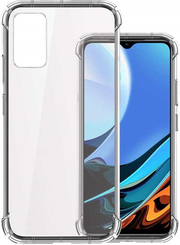 ment Back Cover for Mi Redmi 9 Power  (Transparent, Flexible, Silicon)