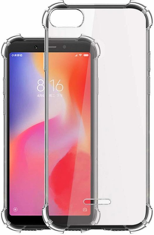 YOFO Back Cover for Mi Redmi 6A  (Transparent, Shock Proof, Pack of: 1)