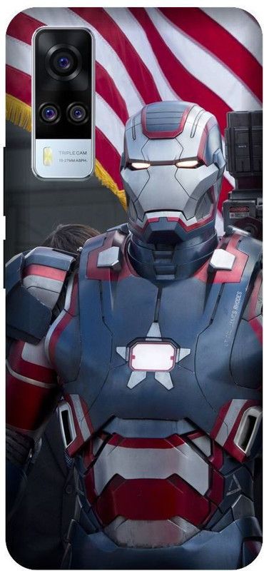 URCHIN Back Cover for Vivo Y31 Iron Man, Love You 3000, Superhero, Avengers,Tony Stark, comic  (Multicolor, Shock Proof, Pack of: 1)