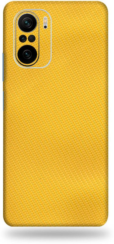 OggyBaba Mi 11X Pro, Phone Back side Protector and Camera Protector Mobile Skin  (Ultra Super Yellow Carbon-Fiber Skin Skin Matte Finish)