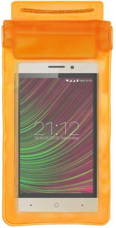 ACM Pouch for Zen M72 Smart  (Orange, Waterproof, Silicon, Pack of: 1)