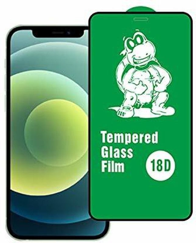 ELEF Edge To Edge Tempered Glass for Apple iPhone 12 Mini 18D Tempered Glass Rubber Coating Corner Airbag Edge Non Breakable Edges  (Pack of 1)