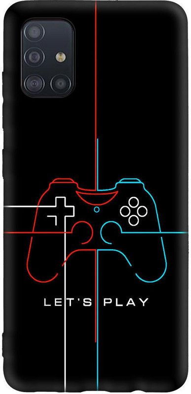 CLASSYPRINT Back Cover for Samsung Galaxy A51  (Black)