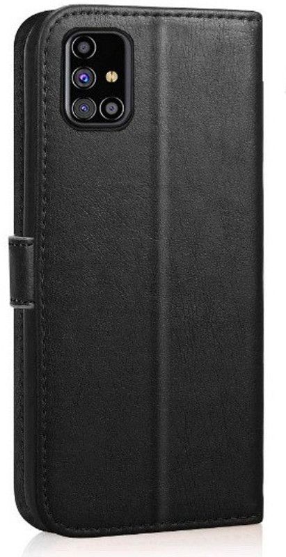 ARIESMO Flip Cover for Samsung Galaxy M51  (Black, Magnetic Case, Pack of: 1)
