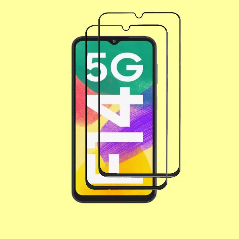 NKCASE Edge To Edge Tempered Glass for Samsung Galaxy F14 5G, Samsung Galaxy F14 5G(6.6V)  (Pack of 2)