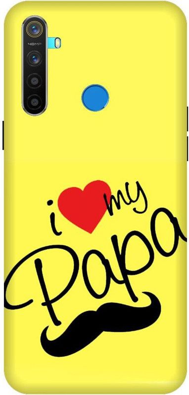 SSMORYA Back Cover for Realme 5, Realme 5s, Realme 5i, Dad Love Printed Back Cover  (Multicolor, Shock Proof, Pack of: 1)