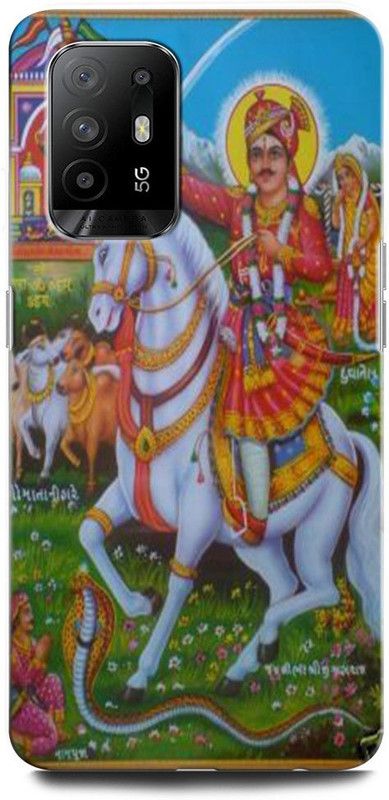 ORBIQE Back Cover for OPPO F19 Pro+ 5G CPH2213 TEJAJI MAHARAJ, TEJAJI, VEER TEJA  (Multicolor, Hard Case)