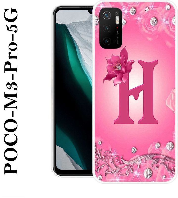 KUDI Back Cover for Poco M3 Pro 5G  (Pink, Silicon)