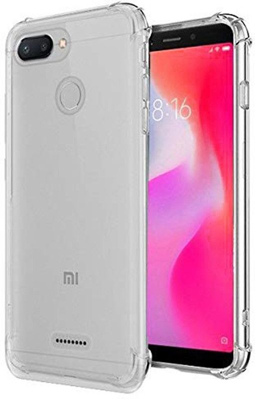 Lilliput Back Cover for Mi Redmi 6  (Transparent, Silicon, Pack of: 1)
