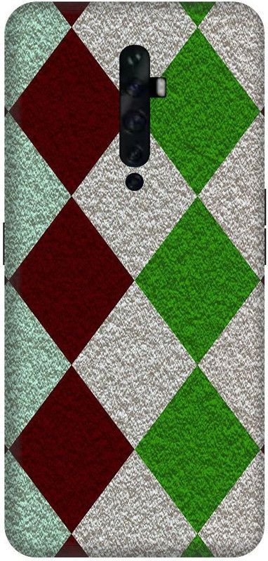 SSMORYA Back Cover for OPPO Reno2 F (Texture) Printed Back Cover  (Multicolor, Shock Proof, Pack of: 1)