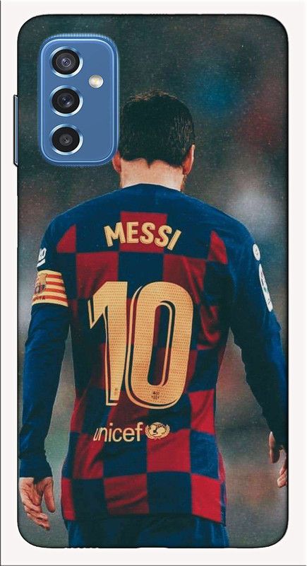 iprinto Back Cover for Samsung Galaxy M52 5G Messi Back Cover  (Purple, Hard Case)