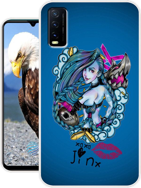 Allit Back Cover for Vivo Y20  (Multicolor, Dual Protection, Silicon, Pack of: 1)