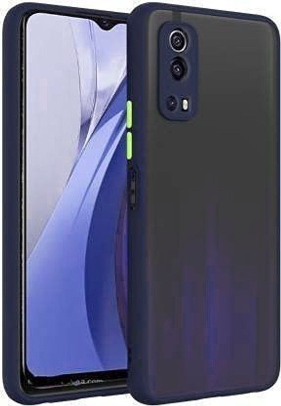 ASMANTIC Back Cover for Vivo V21e 5G  (Blue, Pack of: 1)