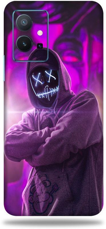 OggyBaba Vivo T1 5G Mobile Skin  (Cool Hacker Multicolor Skin With Ultra Matte Finish)