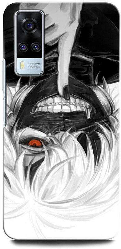INTELLIZE Back Cover for Vivo Y31 V2036 KANEKI KEN, ANIME, KANEKI, KEN, MANGA, TOKYO, TOKYO GHOUL  (Multicolor, Hard Case, Pack of: 1)