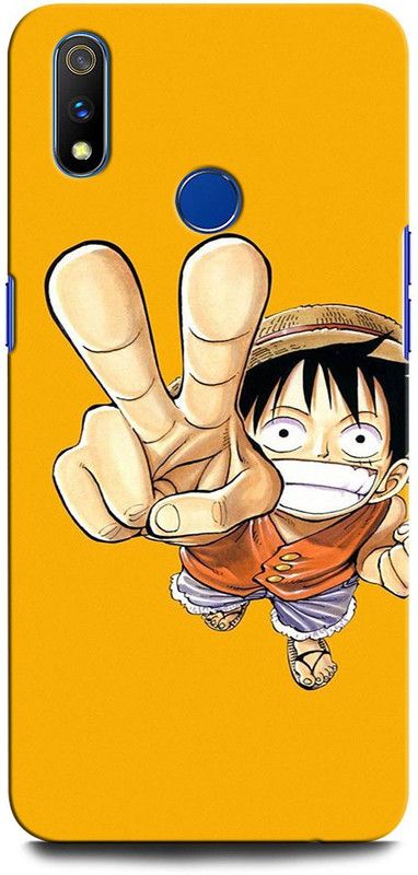 INTELLIZE Back Cover for Realme 3 RMX1825 LUFFY ONE PIECE, LUFFY, ANIME, MONKEY D LUFFY, CARTOON  (Multicolor, Hard Case, Pack of: 1)