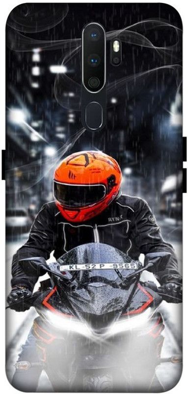 LUCKY MOBI.COM Back Cover for OPPO A5 (2020) ( bike sports, racing) PRINTED BACK COVER  (Multicolor, Waterproof)