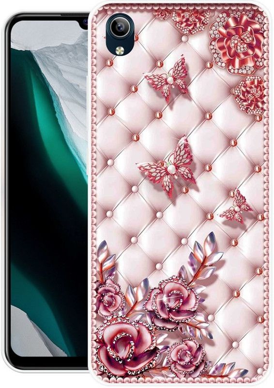 Looy Back Cover for Vivo Y91i  (Maroon, Flexible, Silicon, Pack of: 1)