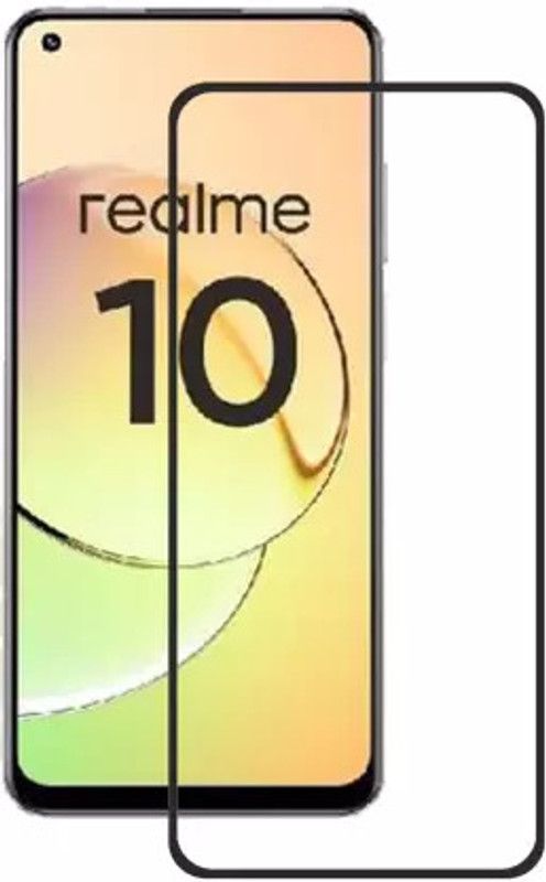VISHZONE Edge To Edge Tempered Glass for Realme 10, Realme 10 4G  (Pack of 1)