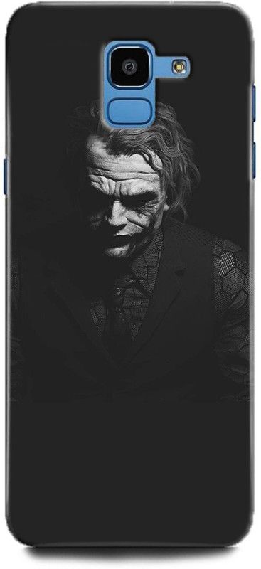 Afterglow Back Cover for Samsung Galaxy J6  (Black, White, Shock Proof, Pack of: 1)