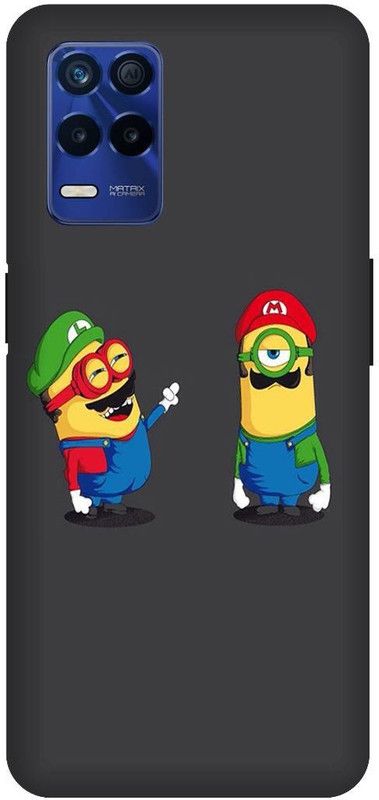 Bluvver Back Cover for Realme 8s 5G , RMX3381, Printed mario,Game Back Cover  (Multicolor, Hard Case, Pack of: 1)