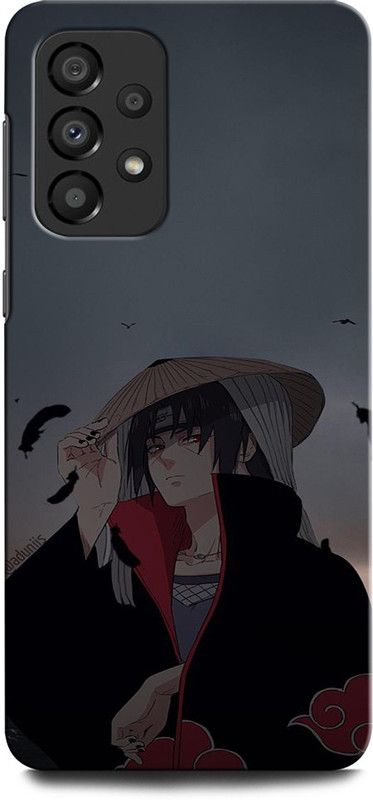 GRAFIQE Back Cover for SAMSUNG Galaxy A33 ITACHI UCHIHA, GIRL, ANIMATION, ANIME, CARTOON  (Multicolor, Shock Proof, Pack of: 1)