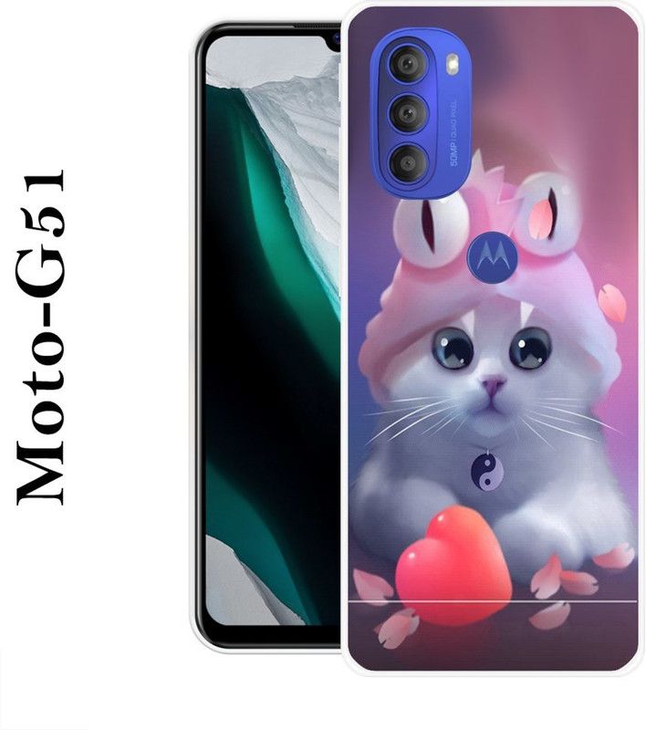 SUPERCASE Back Cover for Motorola Moto G51  (Multicolor, Grip Case, Silicon)