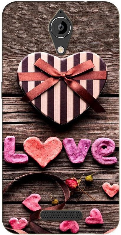 METOO Back Cover for Panasonic P85/P85 Back Cover, Text Love Design Printed Back Cover Print : 14  (Multicolor, Dual Protection, Silicon, Pack of: 1)