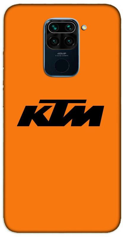 iprinto Back Cover for Mi Redmi Note 9 KTM Back Cover  (Orange, Hard Case, Pack of: 1)