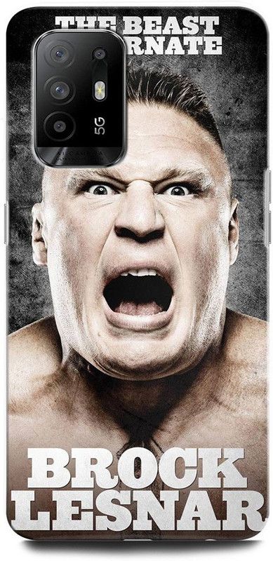 ORBIQE Back Cover for OPPO F19 Pro+ 5G CPH2213 BROCKLESNAR, WWE, WRESTELMANIA, FIGHTER  (Multicolor, Hard Case, Pack of: 1)