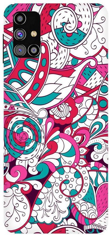 URCHIN Back Cover for Samsung M31 abstract, texture, wall, colours, simple  (Multicolor, Shock Proof, Pack of: 1)