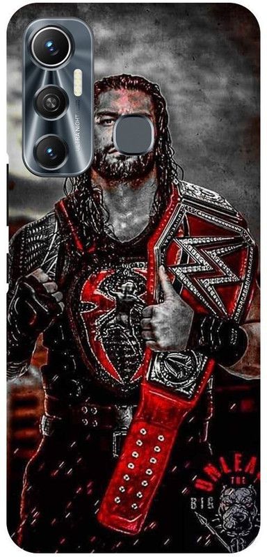 FIKORA Back Cover for Infinix Hot 11, X662, ROMAN, REIGNS, WWE, WRESTLER, WORKOUT  (Grey, Hard Case, Pack of: 1)