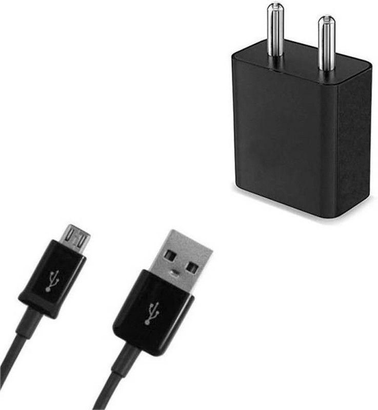 Webilla NA 1 A Multiport Mobile 2.1A Fast Charging Charger & Cable/Usb Cable Combo For A_s_u_s Zenfone 2 (Black) Charger with Detachable Cable  (Black, Cable Included)