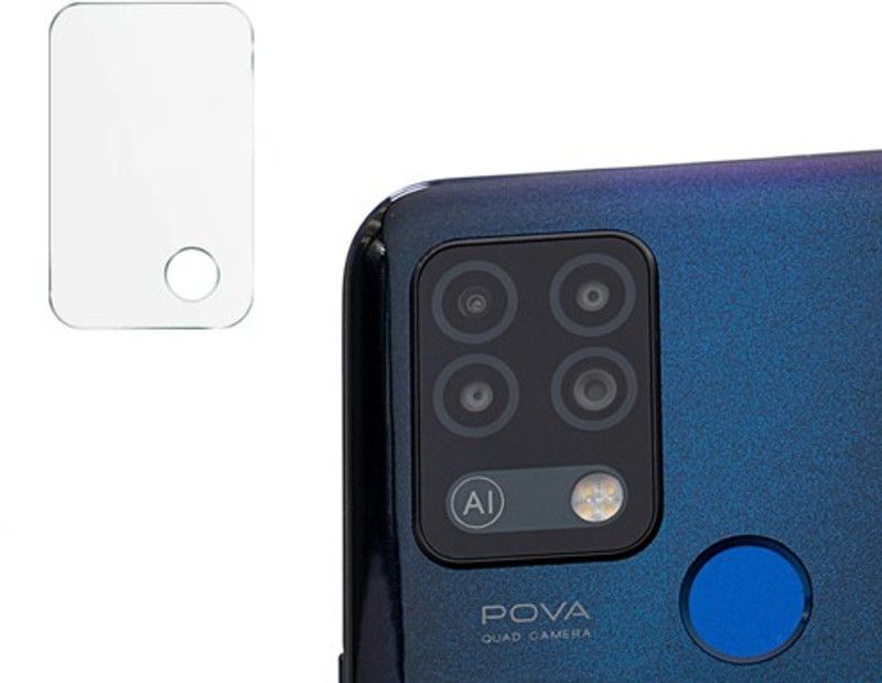 hirdesh Back Camera Lens Glass Protector for TECNO POVA  (Pack of: 1)