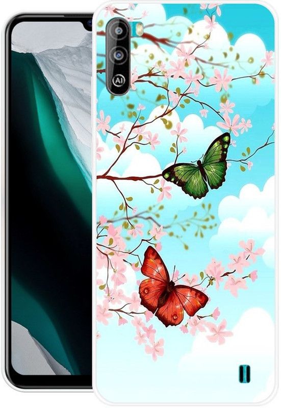 Namaste Back Cover for Lava Z2  (Multicolor, Dual Protection, Silicon, Pack of: 1)