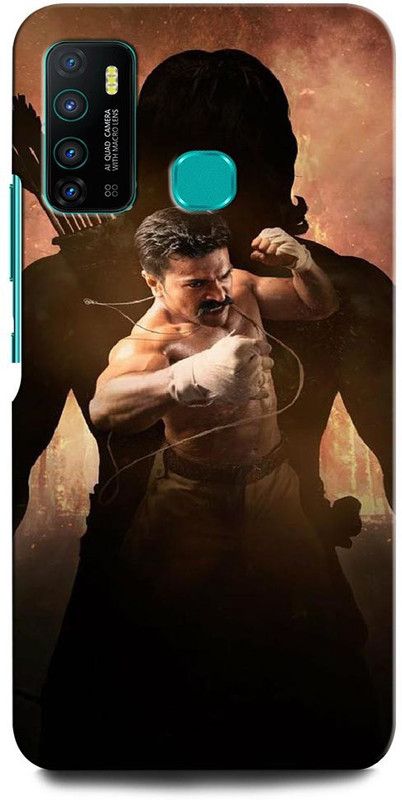INTELLIZE Back Cover for Infinix Hot 9 RAM, RAMCHARANTEJA, BETTINGRAJA, RRR  (Multicolor, Hard Case, Pack of: 1)