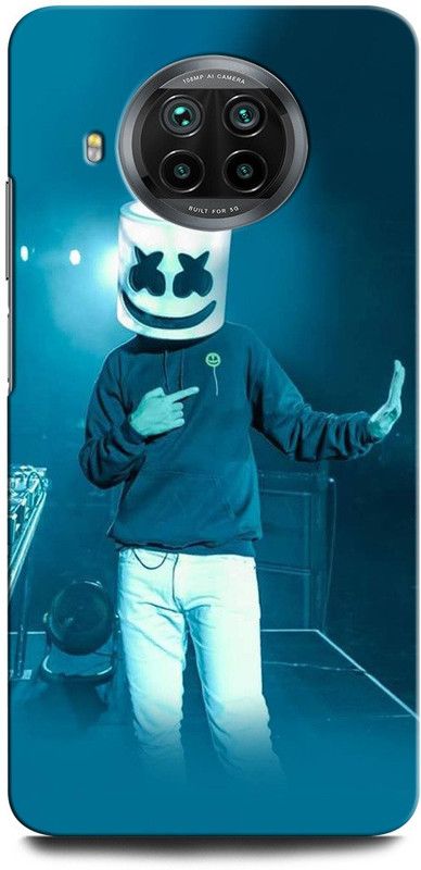 INTELLIZE Back Cover for Mi 10i M10iX05/m2007j17iMARSHMELLO, DJ, EDM, MUSIC, SMILEY, FUNNY  (Multicolor, Hard Case, Pack of: 1)